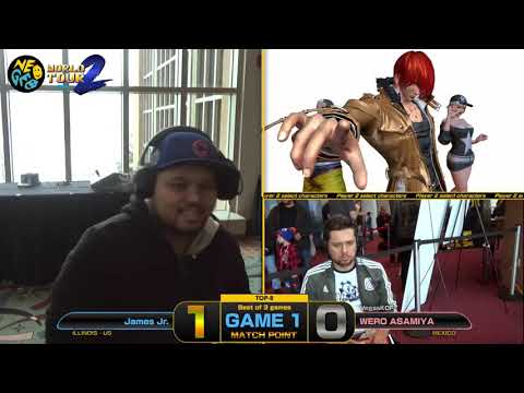 Wero Asamiya vs James Jr. - KOF XIV Neo Geo World Tour Season 2 Milwaukee Stop TOP-8