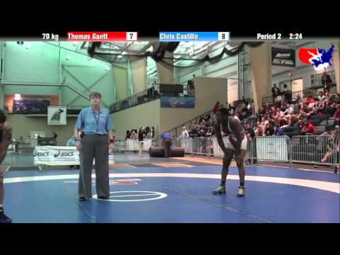 Thomas Gantt vs. Chris Castillo at 2013 ASICS University Nationals - FS