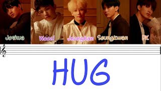 SEVENTEEN (세븐틴) - HUG (포옹)[Vocal Team](Color Coded Lyrics Eng/Rom/Han/가사)