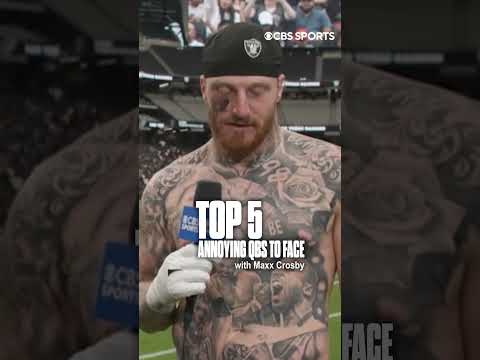 Top 5 most annoying Quarterbacks to face, according to Maxx Crosby #nfl #shorts