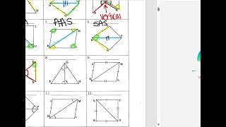Triangle Congruence Worksheet Video Benemelis