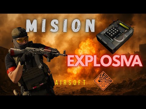 Misión Explosiva El Cortijo | Airsoft Gameplay España con AKM GBB #airsoft 