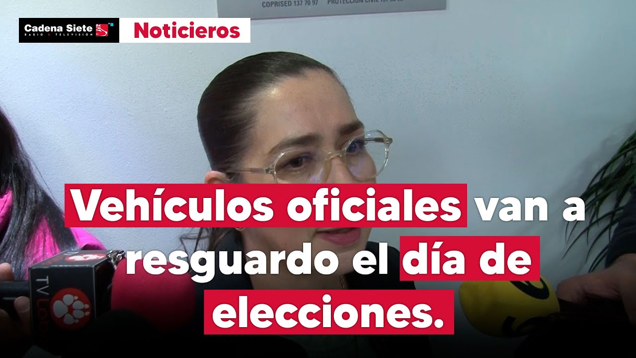 Todos los vehículos a resguardarse en veda electoral