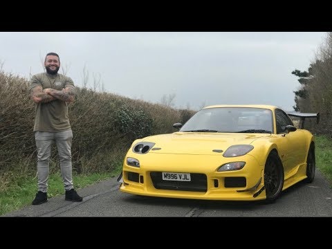 CRAZY 410 BHP WIDE ARCH FD MAZDA RX7 *BIG TURBO, SCREAMER PIPE*