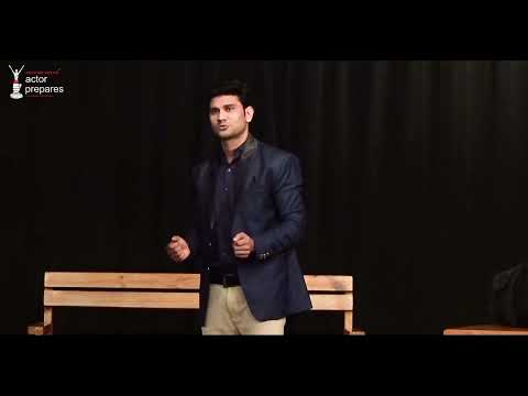 Prashant Gangwar Monologue performance on stage