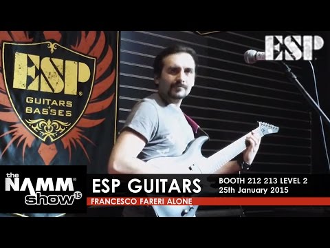 NAMM 2015 ESP Guitars 25/01 / Francesco Fareri - Alone
