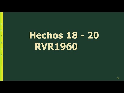 The Spoken Bible / Acts 18 - 20