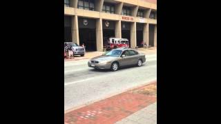 Baltimore City fire department responding