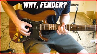 Video thumbnail for Fender lost TONS of money making this guitar... | 1980's "THE STRAT" WALNUT by every single guitars.