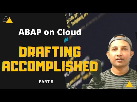 ABAP on Cloud | Part 8 | Drafting Accomplished for Fiori Transactional App | 2020
