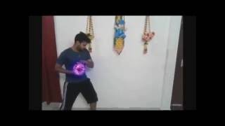 REAL life dragon ball z KameHameHa