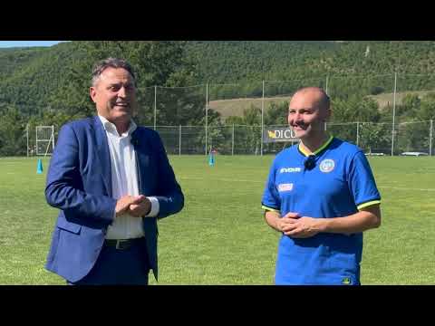 Il Presidente Antonio Zappi ai raduni precampionato di Cascia