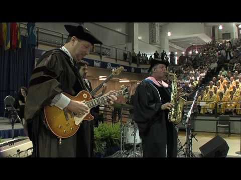 Drake University President David Maxwell Plays Blues Ballad with Dick Oatts