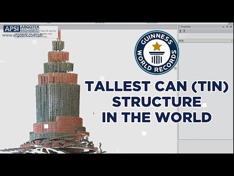 Measuring the tallest can(tin) structure in the world!