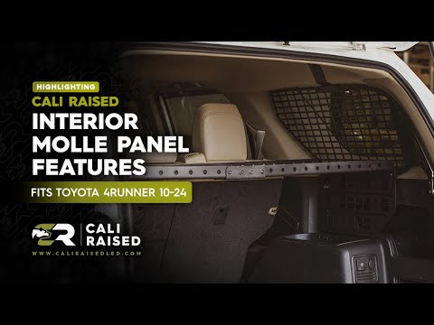 2010+ 4Runner Interior Rear Molle Panel Overview