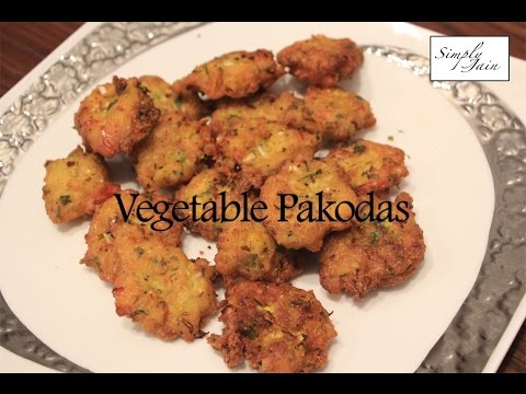 Vegetable Pakodas | How To Make Pakoras or Bhajiya | Snacks | Simply Jain