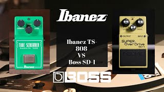 Video thumbnail for IBANEZ Tubescreamer TS-808 Vs BOSS Super Overdrive (SD-1 Pedal Made in JAPAN) 🎸 by Alberto Martinez Del Rio Guitar