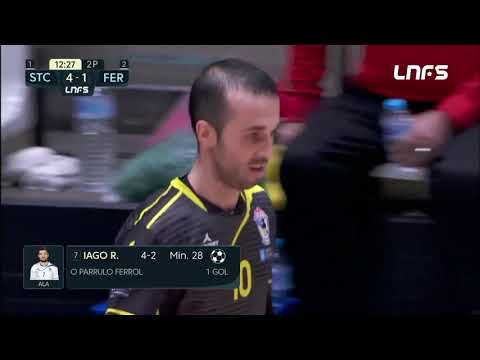 Gol Iago Rodriguez (4-2) Industrias Santa Coloma - O Parrulo Ferrol. J11, 1Div. LNFS