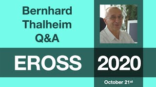 Bernhard Thalheim: Q&A Session