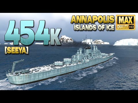 Cruiser Annapolis: Positioning and aiming on point, but ... [SEEYA] - World of Warships
