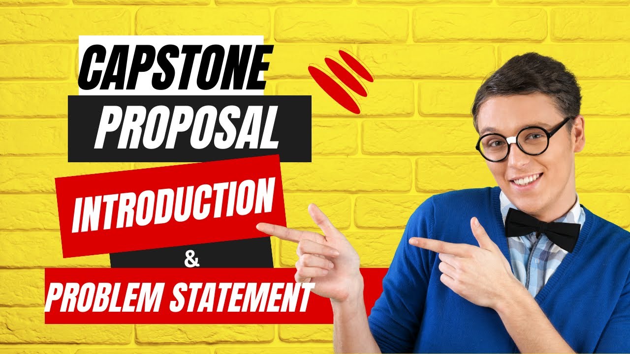 Capstone Proposal Introduction & Problem Statement Pro-tips