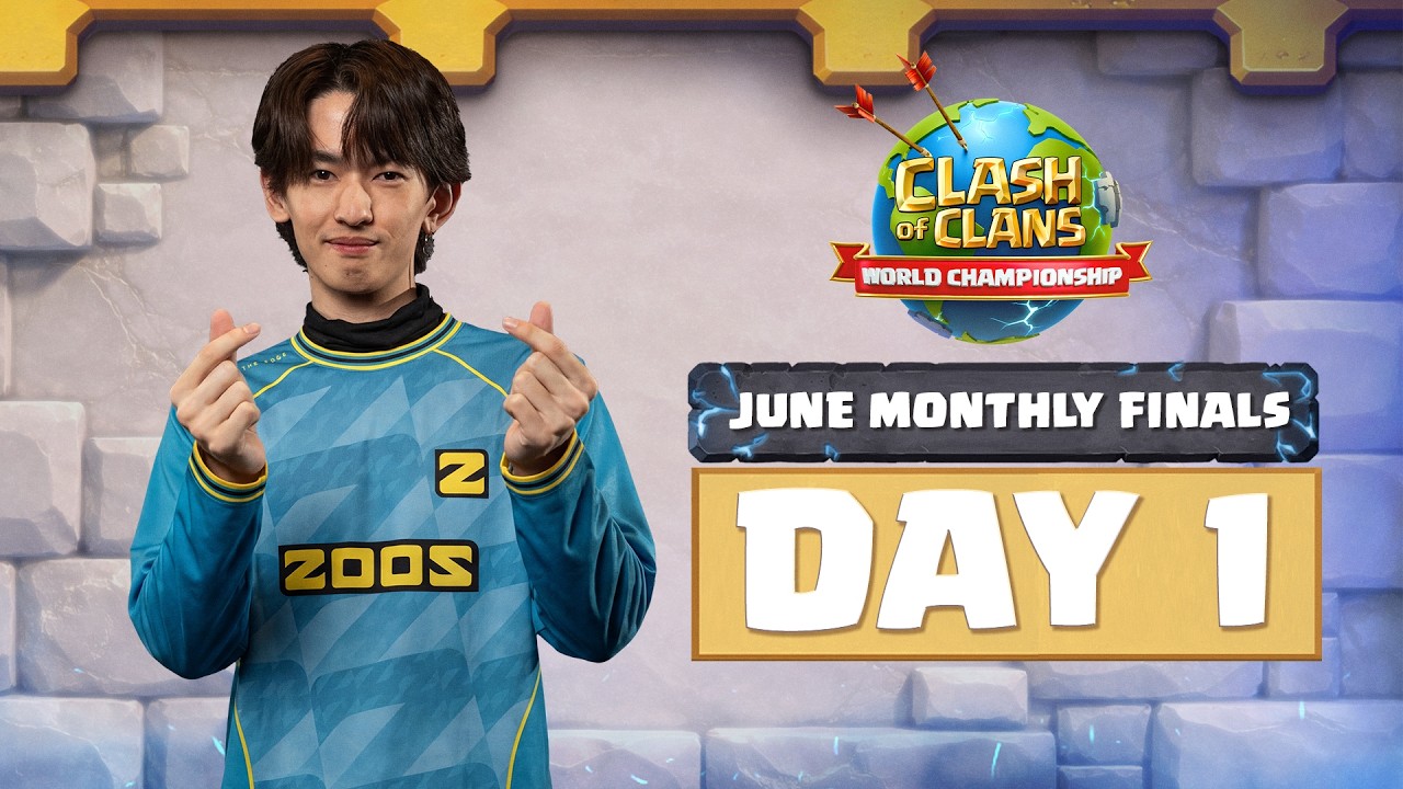 World Championship: June Monthly Finals | Day 1 | #ClashWorlds | Clash of Clans