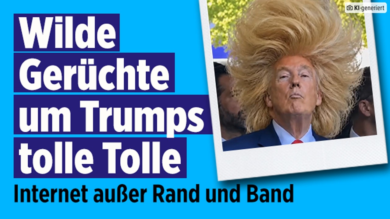 Trumps neuer Look: Trägt er nun eine Perücke ?
