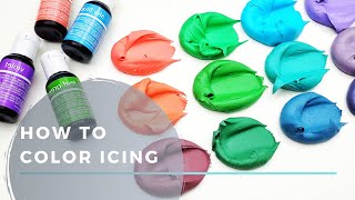 EASY TRICKS TO MAKE THE PERFECT ICING COLOR