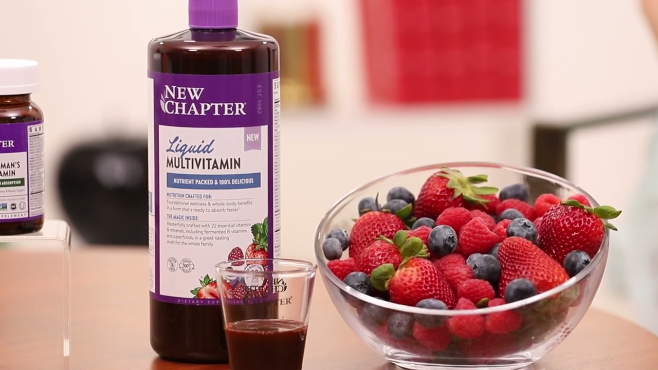 New Chapter's First Liquid Multivitamin