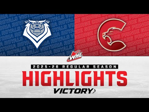 Victoria Royals at Prince George Cougars 11/12 | WHL Highlights 2025-26