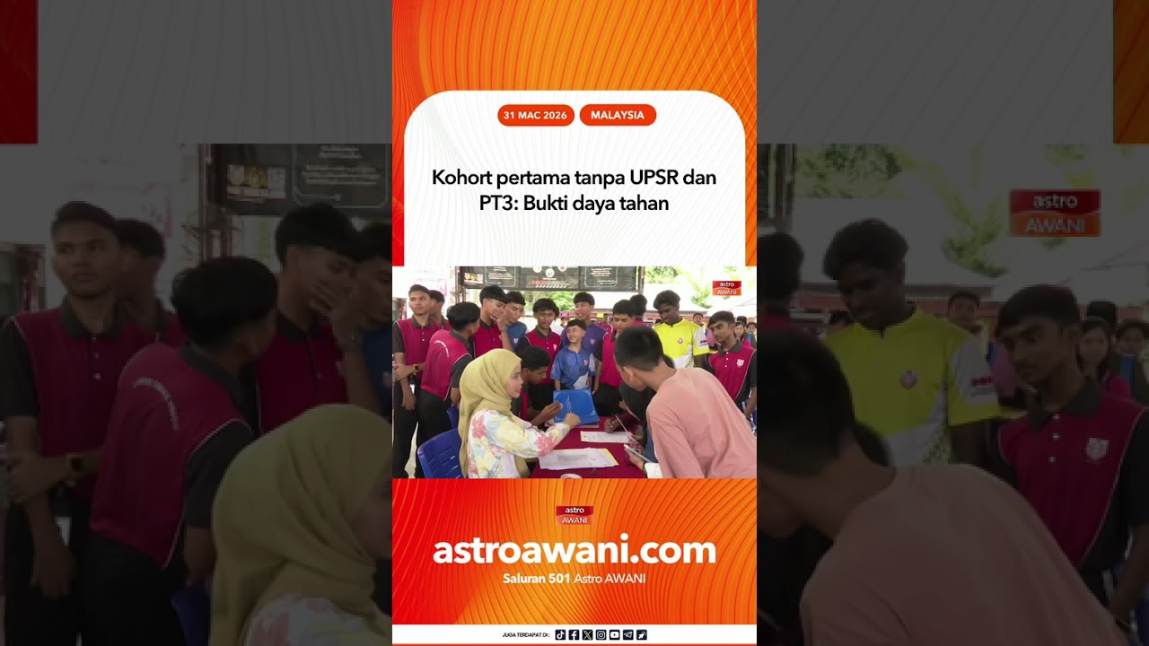 Kohort pertama tanpa UPSR dan PT3  Bukti daya tahan