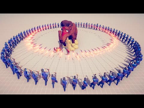 100x FIREWORK ARCHER vs EVERY UNIT | Totally Accurate Battle Simulator TABS