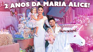Virginia e Zé Felipe comemoram aniversário de Maria Alice em festa de