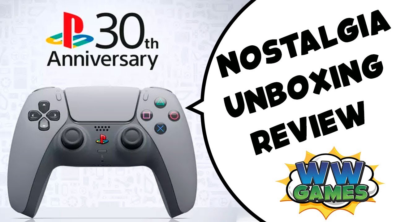 DUALSENSE EDIÇÃO 30 ANOS, UNBOXING, REVIEW E NOSTALGIA PLAYSTATION 5