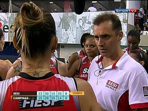 Amil / Campinas 3 x 2 Sesi - Superliga Feminina de Volei - 5° set - 04.12.2012