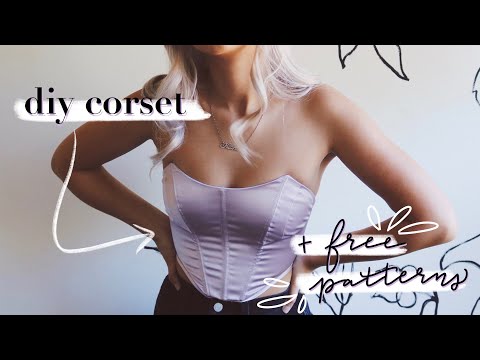 How to Sew Your Own Corset + FREE PATTERNS INCLUDED //...