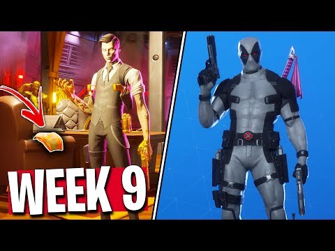 UNLOCK X-FORCE DEADPOOL! - Find Deadpool's Shorts (Fortnite Week 9 Challenges)