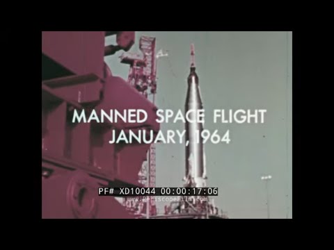 1964 NASA MANNED SPACE FLIGHT PROGRAM UPDATE  PROJECT MERCURY, GEMINI & APOLLO   XD10044