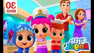 Baby Shark (Family Singalong version) Nursery Rhymes for Kids - Little Angel Kids Cartoon | Funny C