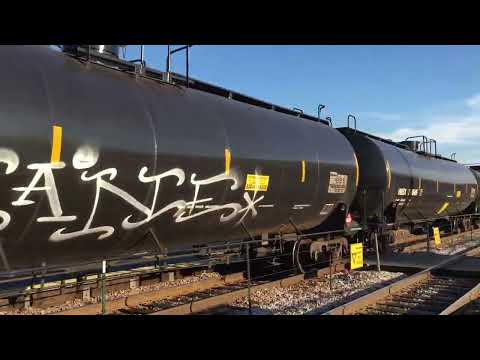 Westbound CP Train#547 at Elgin Depot .