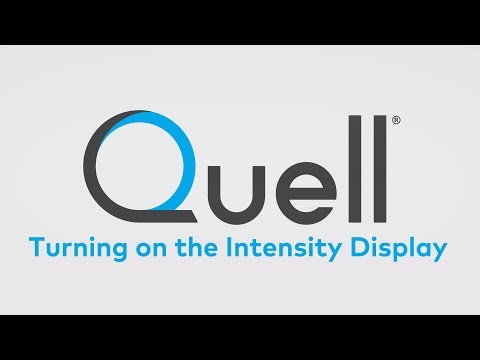 Quell - Turning on the Intensity Display