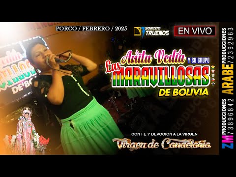 LAS MARAVILLOSAS en Vivo 2025 / Porco / R. de la Festividad de Candelaria / ZM PRO