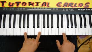 Video thumbnail of "Miel San Marcos Intro Pentecostes Piano Tutorial Carlos"