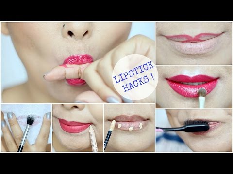 Lipstick/Lip color Hacks every girl should know