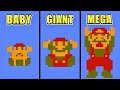GAME OVER Baby Mario Vs Giant Mario Vs Mega Giant Mario