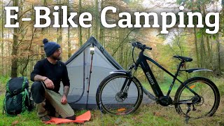 Wild Camping Adventure on an ELECTRIC BIKE - Deep into the Woods for an EXTRAORDINARY Campfire Cook!