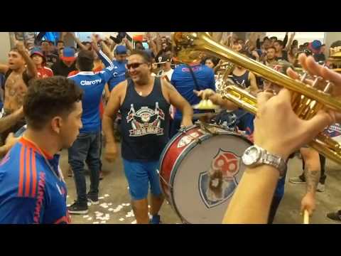 "No me arrepiento - U de Chile vs cruzeiro - 3ra fecha libertadores 2018" Barra: Los de Abajo &bull; Club: Universidad de Chile - La U