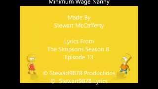 The Simpsons: Minimum Wage Nanny Lyrics