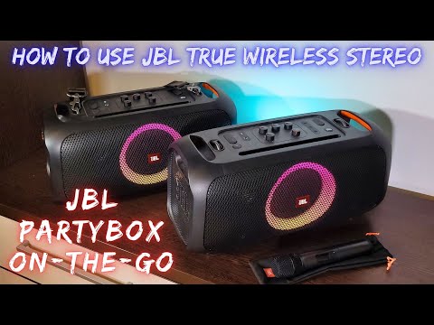 Connecting 2 JBL Partybox On-the-Go with True Wireless Stereo - JBL Partybox vs JBL Boombox 3