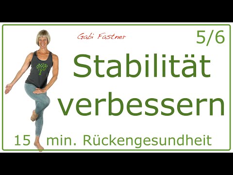 5/6🌱15 min. Stabilität verbessern | Rückengesundheit ohne Geräte, im Stehen